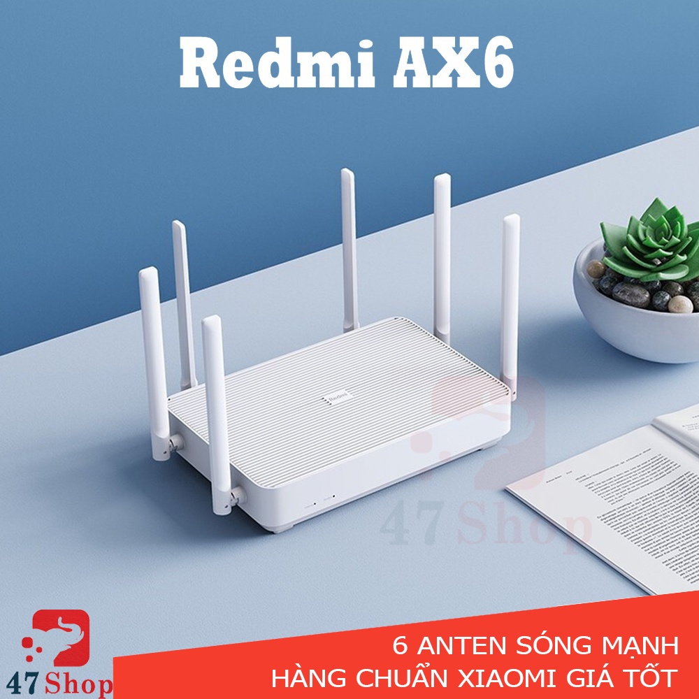 Redmi AX6 - Router Wifi Xiaomi Hỗ trợ wifi 6 - Mesh - 248 thiết bị - 2976Mbps