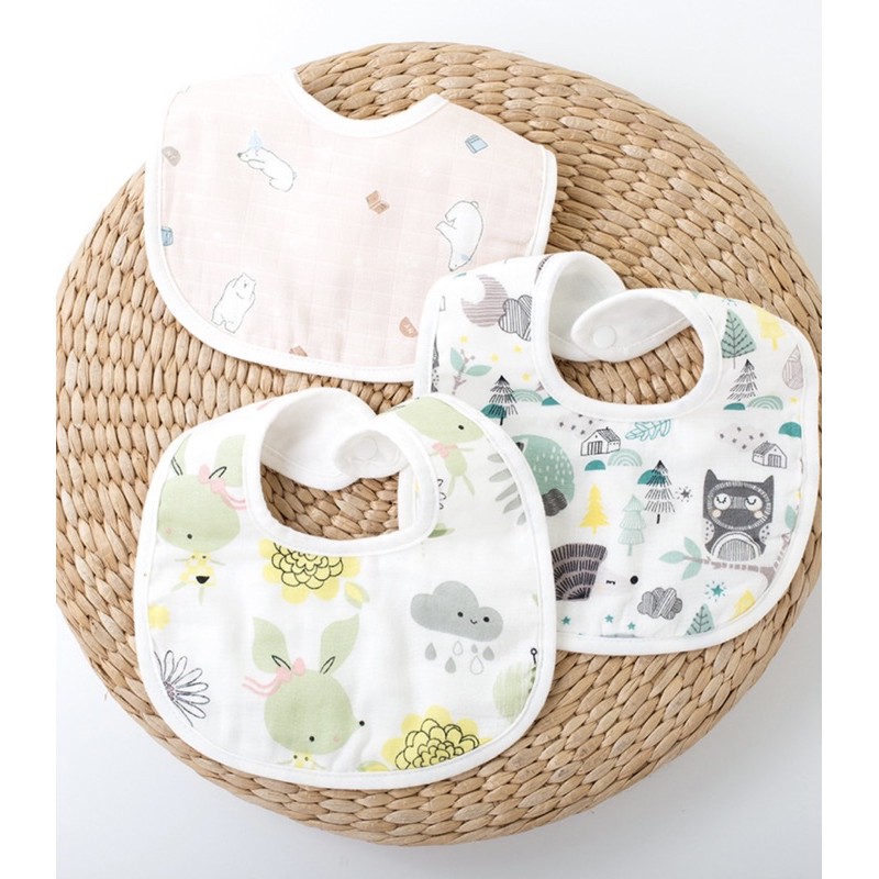 Yếm xô sợi tre Muslin tree cho bé (p2)