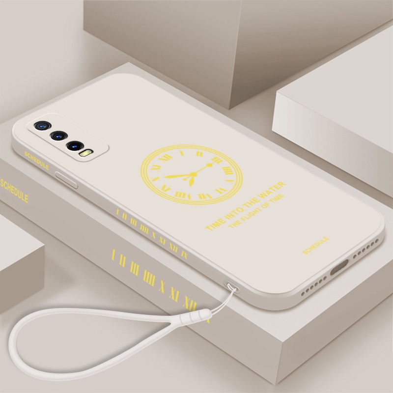 Ốp Điện Thoại TPU Silicone Hình Đồng Hồ Cho vivo y20i y12s y20s y20