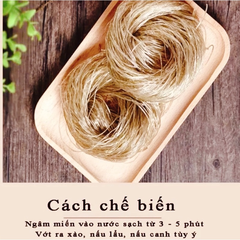 Miến dong Phia Đén Cao Bằng không hóa chất không phụ gia dai ngon không gãy vụn ăn eatclean hỗ trợ giảm cân