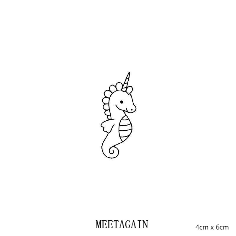 Hình xăm dán tạm thời chống nước 4cm x 6cm 15 ngày S-005