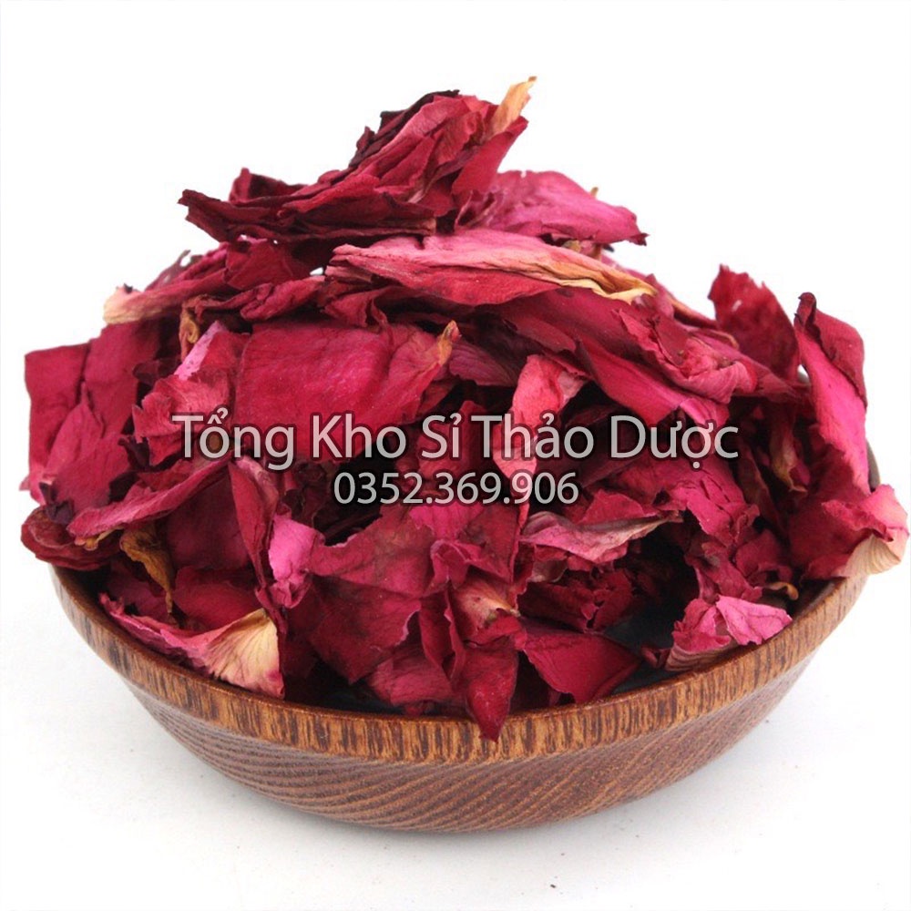 Cánh hoa hồng sấy lạnh 1kg (Hoa khô thả bồn tắm, xông mặt, thư giãn, giảm stress)