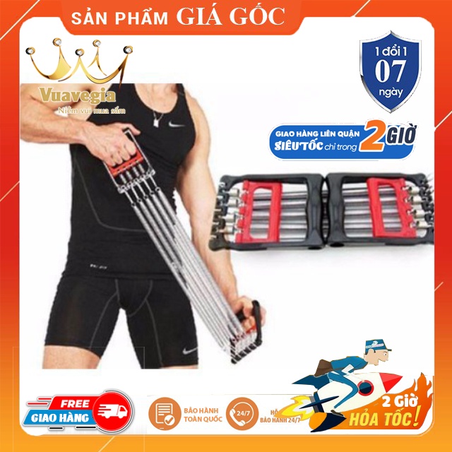 Dây Kéo 5 Lò Xo Tập Thể Dục Tập GYM Đa Năng Toàn Thân Có Đạp Chân