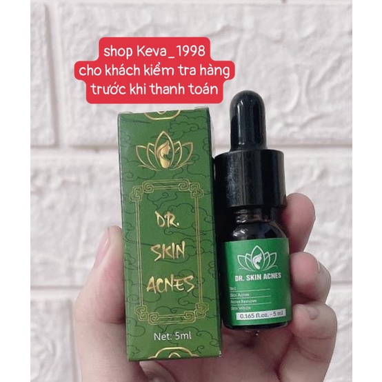 (cam kết chính hãng) SERUM XÓA MỤN THÂM DR.SKIN ACNES