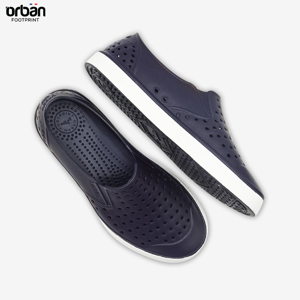 Giày Đi mưa urBan 2k21 Xanh hoa văn Thoáng mát êm mềm không mùi hôi BB038