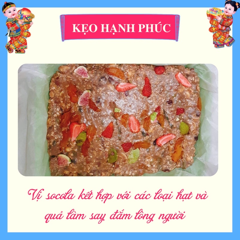 [ NHẬN ĐẶT THEO YÊU CẦU] Kẹo hạnh phúc- Naugat 10 vị nhà làm siêu ngon trả hàng trong ngày-đảm bảo hàng mới nấu