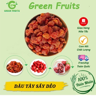 Dâu tây sấy dẻo không đường ăn vặt mẹ bầu/ ăn vặt ăn kiêng/ ăn vặt healthy lành mạnh/ ăn vặt giảm cân