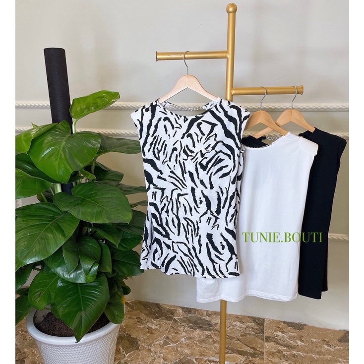 Tanktop đệm vai cut-out