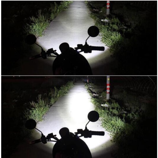 Đèn pha xe máy KEVANLY H4 6000K thông dụng