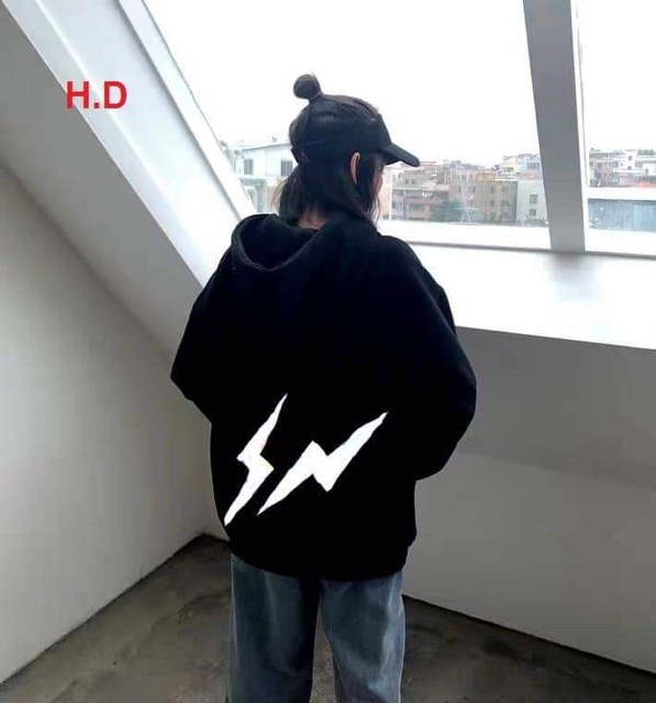 Áo hoodie tia sét phản quang HDN075 | BigBuy360 - bigbuy360.vn