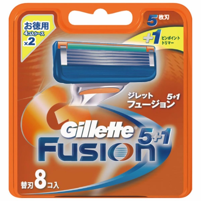 Vỉ 8 Lưỡi Dao Cạo Râu Gillette Fusion Proglide 5+1 (chạy pin)