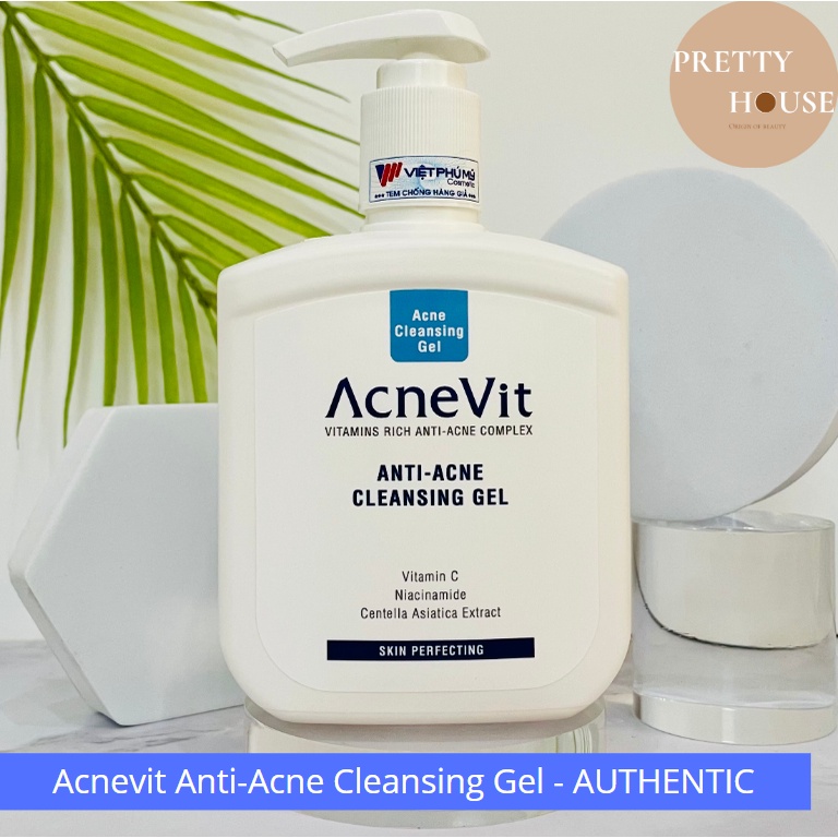 Sữa rửa mặt dành cho da mụn ACNEVIT Anti-Acne Cleansing Gel