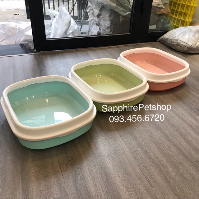 Chậu vệ sinh cho mèo kèm xẻng (TẶNG 01 PHẦN QUÀ HẤP DẪN)