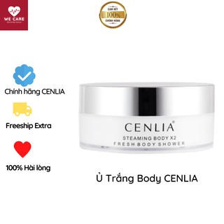 Ủ trắng tinh thể nước biển jeju cenlia - steaming fresh body shower