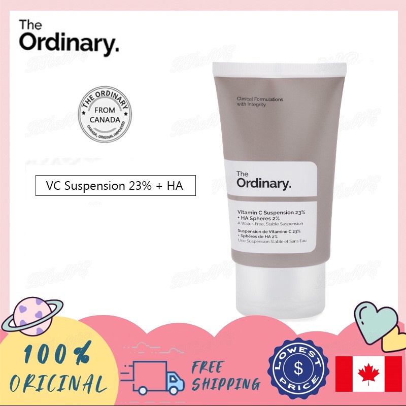 Kem Dưỡng Sáng Da Mờ Thâm Mụn The Ordinary Vitamin C Suspension 23% Và 30% + HA