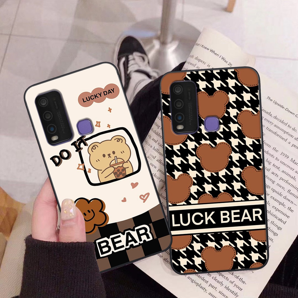 Ốp lưng Vivo Y30 / Y50 happy day, gấu bear dễ thương - BỀN - ĐẸP -BAO GIÁ TOÀN THỊ TRƯỜNG