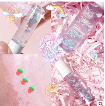 BeautyBigBang Son bóng dưỡng ẩm màu trong suốt ánh ngọc trai xinh xắn