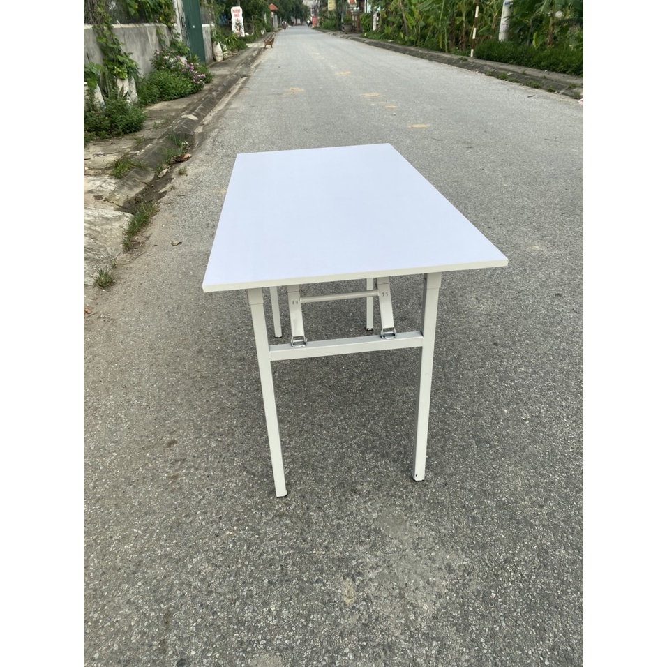 Bàn Chân Sắt Gấp Gọn, Bàn Học Tập, Làm Việc, Để Máy Tính 120cm x 60 cm