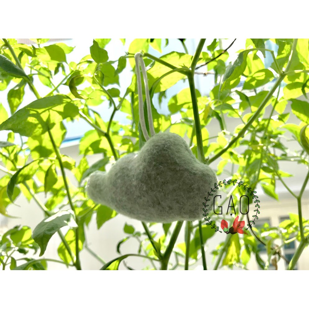 Móc khoá, treo nôi Đám Mây - handmade siêu cute