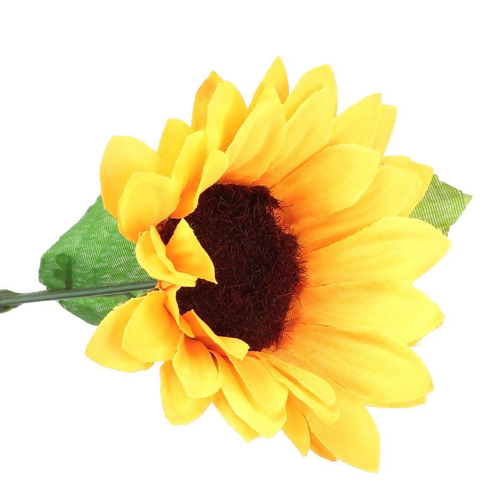 KUNHEV Bó Hoa Hướng Dương Vàng Dùng Trang Trí Vườn / Tiệc Cưới / Văn Phòng