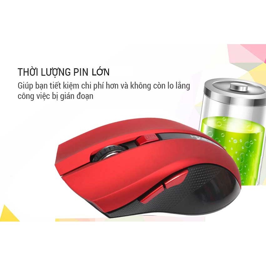 Chuột không dây cao cấp HXSJ X50