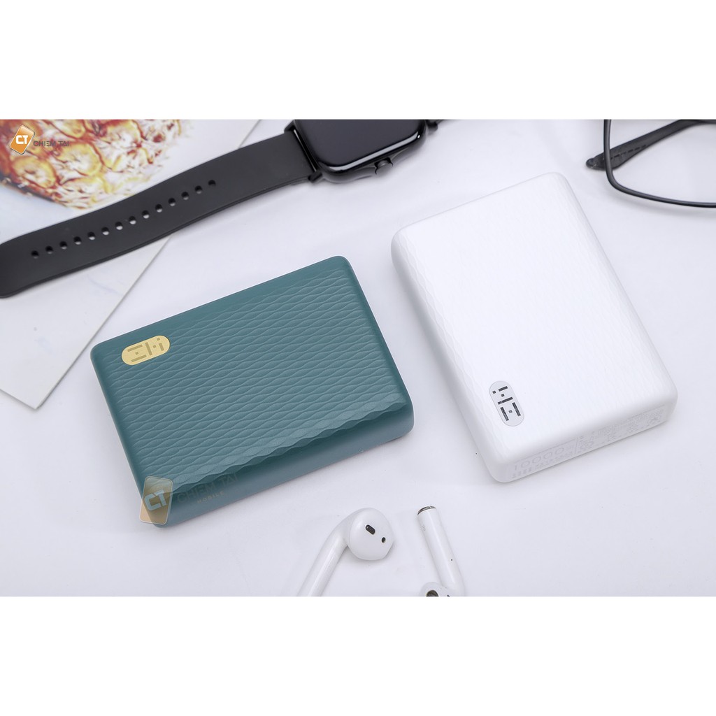 [Mã 267ELSALE hoàn 7% đơn 300K] Pin sạc dự phòng 10000mAh mini ZMI QB817