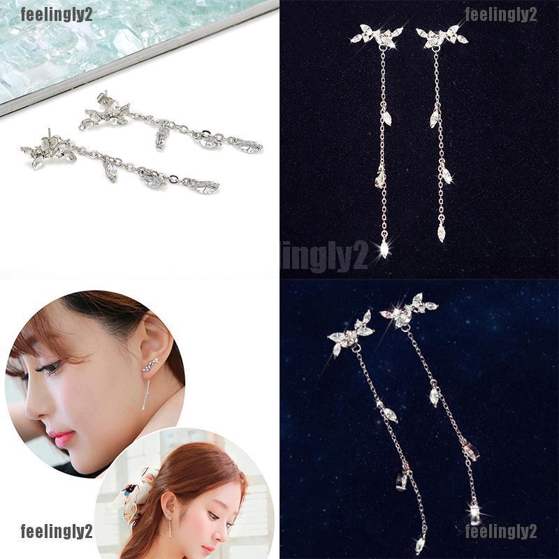 Khuyên Tai Dáng Dài Phong Cách Hàn Quốc Cá Tính