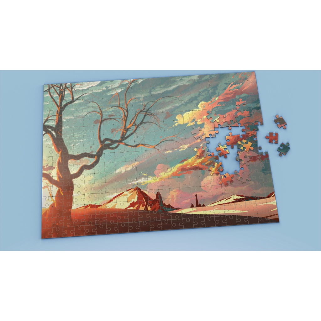 Tranh ghép hình Artistic - Tranh ghép hình LANDSCAPE - Mẫu 3 - Nhận in theo yêu cầu