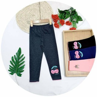 Quần legging cotton len cho bé gái