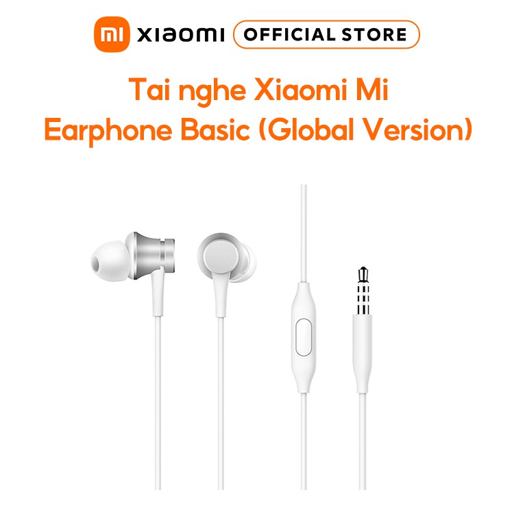 Tai nghe Xiaomi Mi Earphone Basic (Global Version) | Hàng chính hãng | Bảo hành 6 tháng