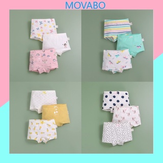 Quần chip bé gái DINO Combo 3 chiếc Quần lót đùi trẻ em cotton cao cấp mềm mại bảo vệ vùng kín QCB02