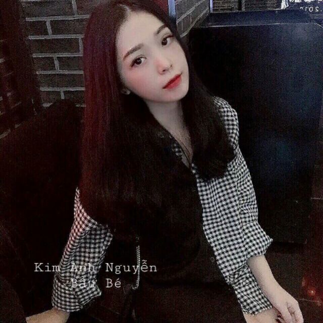Áo sơ mi màu phối sọc