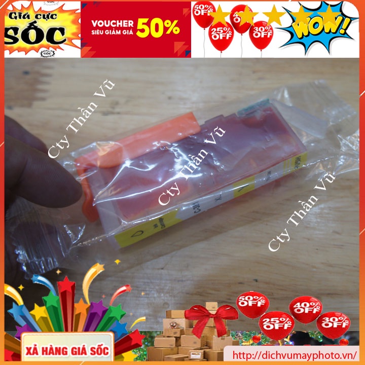 Bộ thỏi mực 380 381 dẫn mực liên tục cho máy in màu canon PIXUS TS8330 TS8130 TS8230 TS 8330 8230 Kholinhkienmayin