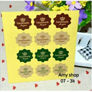 Combo 5 sticker handmade bất kỳ