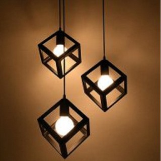 Đèn thả trần hình lập phương