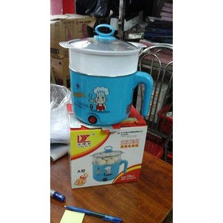 ca nấu mì siêu tốc có xửng hấp