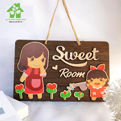 Bảng gỗ decor trang trí treo cửa phòng cho bé , TỔNG HỢP NHIỀU MẪU