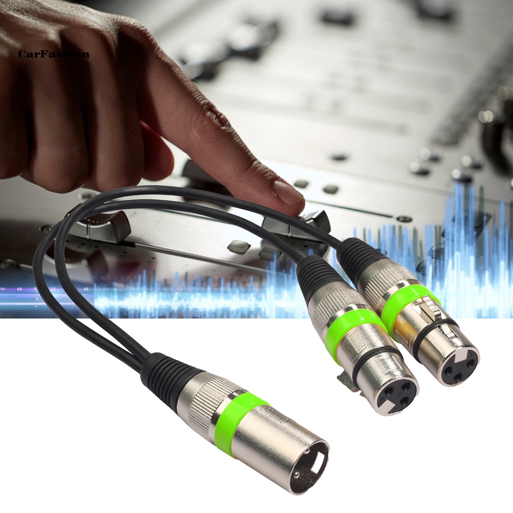 Xe Hơi| Dây Cáp Âm Thanh 2 Trong 1 XLR Male Sang XLR Female