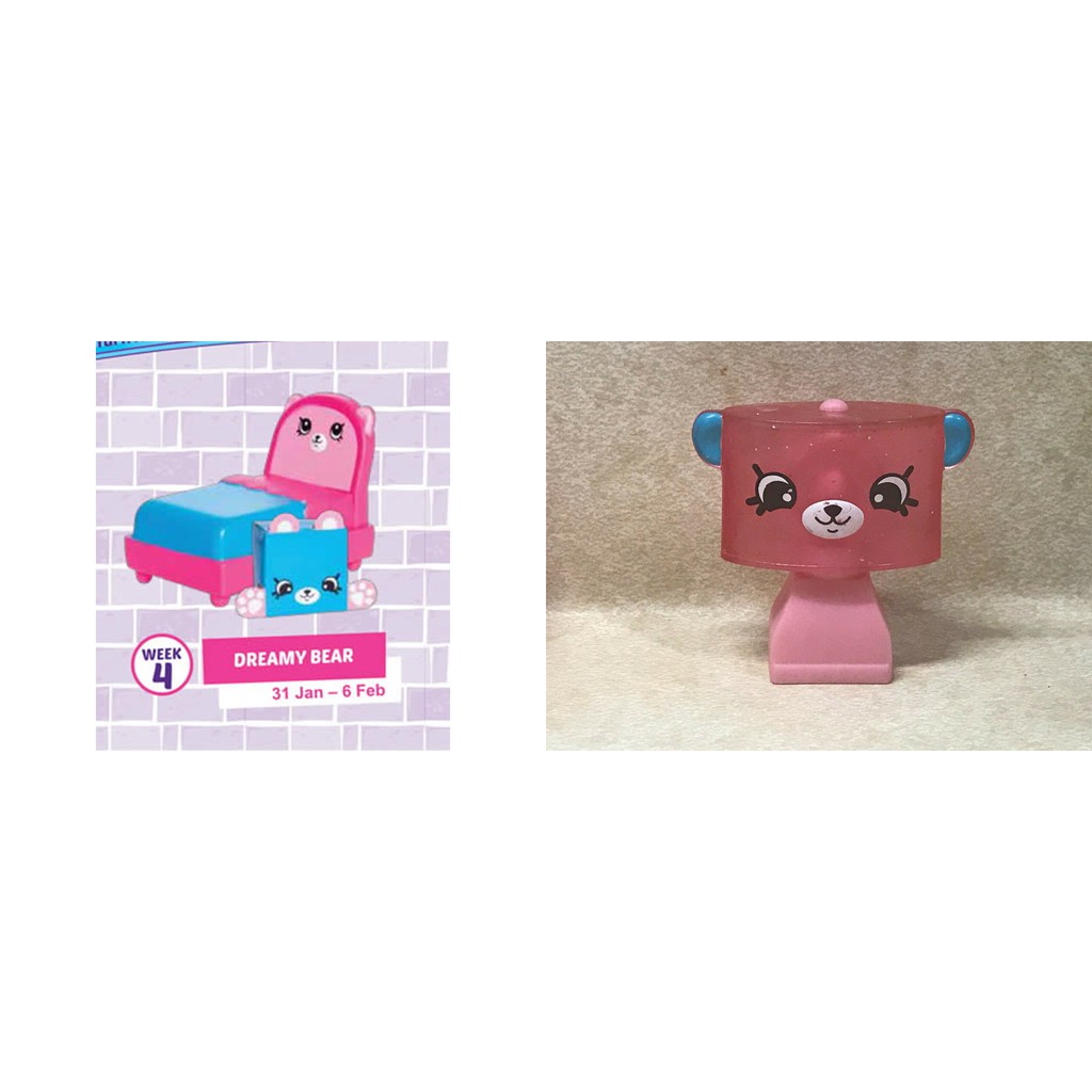 Đồ chơi Mc Donald's Happy Meal - Shopkins Toys from 2018 )