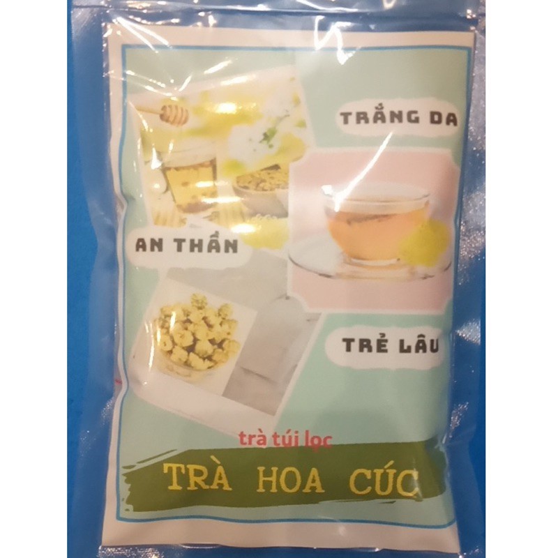 TRÀ HOA CÚC(40 túi lọc) Thanh Nhiệt, An Thần, Trắng Da, Trẻ Lâu