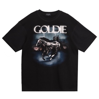 Áo thun 'GOLDIE MACHINERY HORSE' 100% cotton 2 chiều