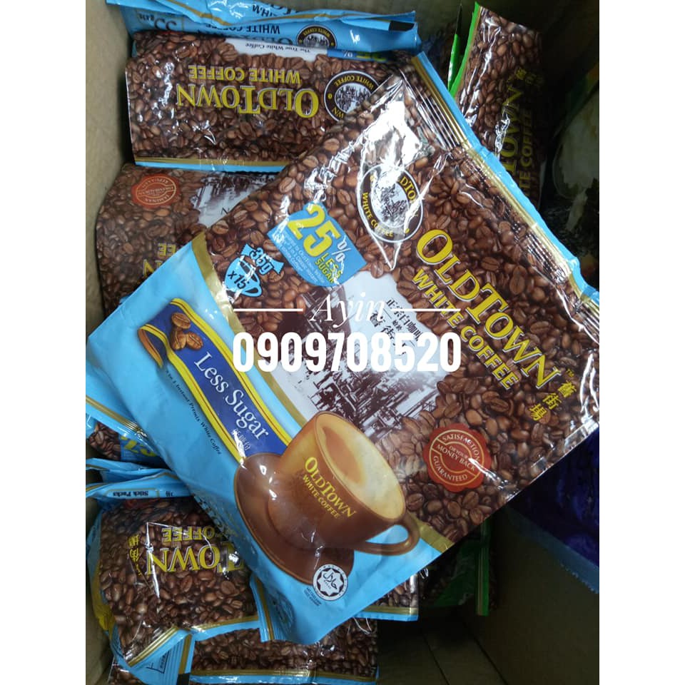 Cà phê trắng OldTown Less Sugar Malaysia | BigBuy360 - bigbuy360.vn