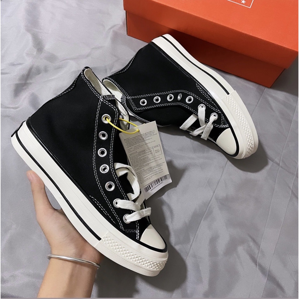 GIÀY CAO CỔ ĐEN TRẮNG