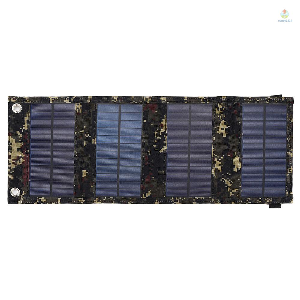 Bộ Sạc Pin Năng Lượng Mặt Trời 5V 10W USB Chống Nước Với 4 Tấm Năng Lượng Mặt Trời Cho Điện Thoại