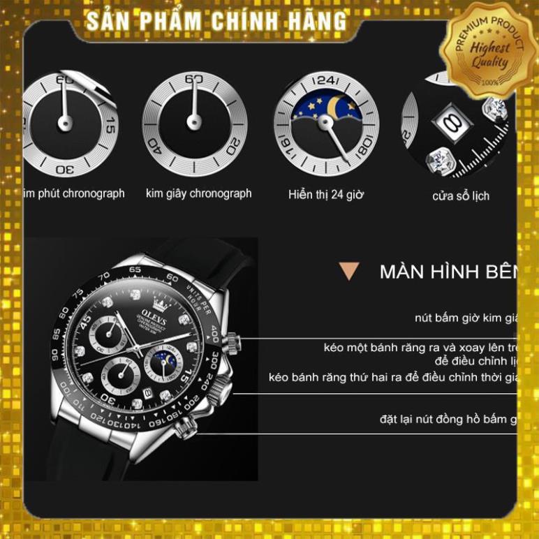 Đồng hồ nam chính hãng Olevs 2875  phát sáng chống vô nước Rolex