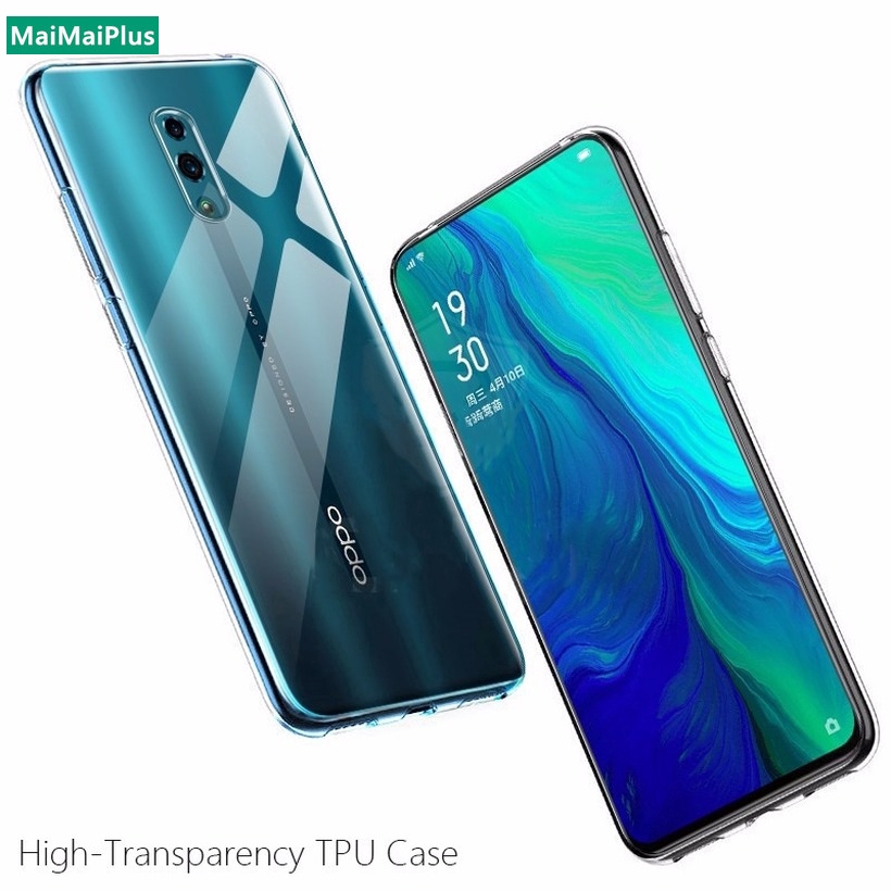 Ốp điện thoại TPU dẻo trong suốt cho OPPO Reno Z Reno 10X Zoom K3 A9 A9X A1k F11