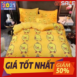 Free ship 99k Vỏ Chăn Lồng Ruột Có Khóa Kéo Mẫu vịt vàng mới