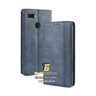 Bao da dạng ví oppo a12 luxury leather