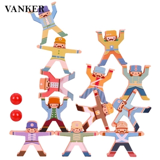 Bộ Đồ Chơi Xếp Hình Cân Bằng Bằng Gỗ Cho Trẻ Em Và Người Lớn