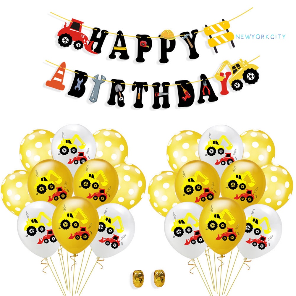 1 Bộ Bong Bóng Trang Trí Tiệc Sinh Nhật Cho Bé